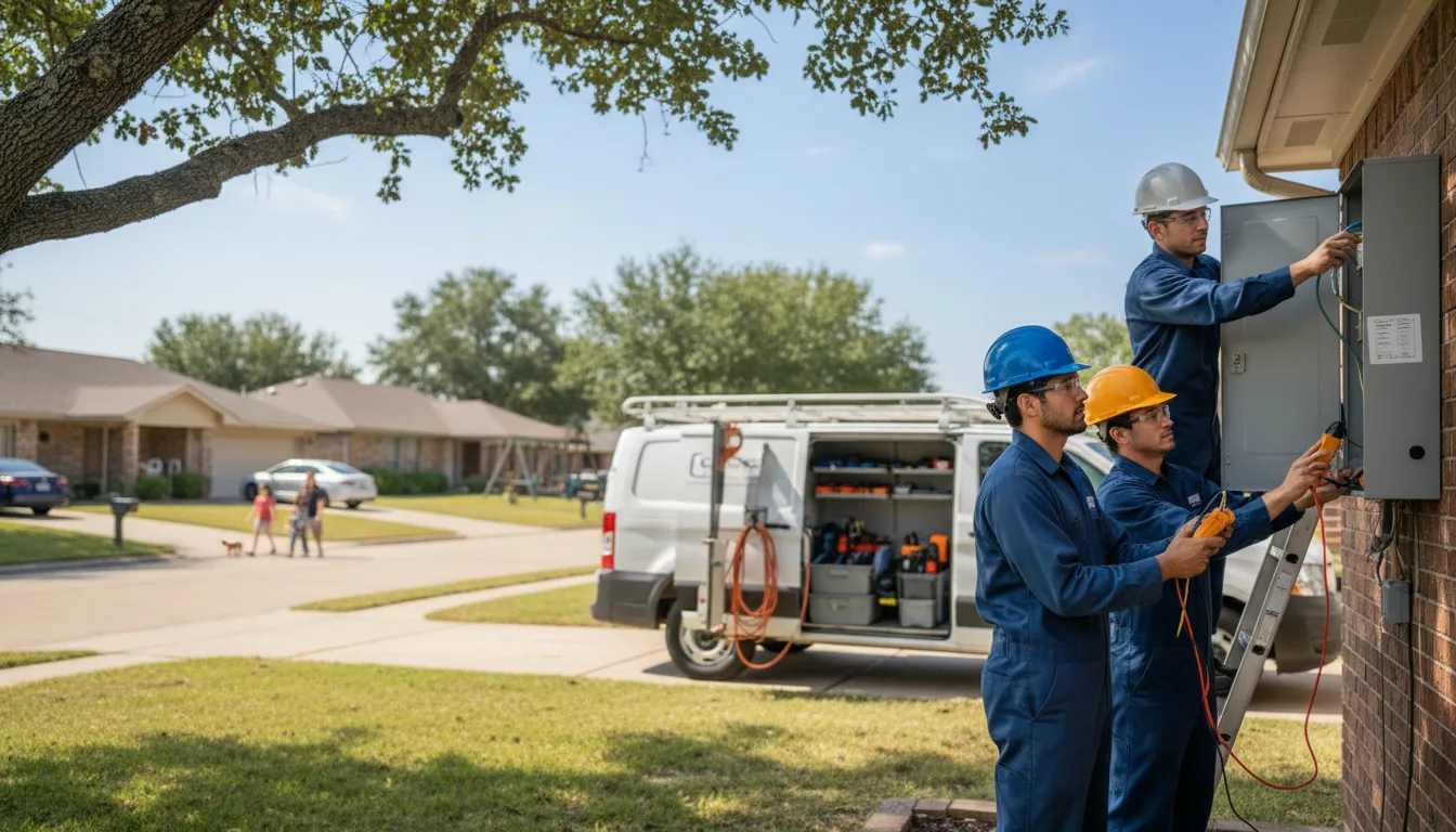 Certified electrician providing emergency electrical services in Switzer, WV